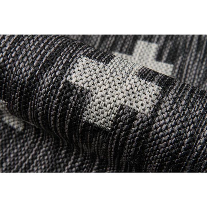 Novogratz Contemporary Rectangle Area Rug, Charcoal, 3'11 X 5'7