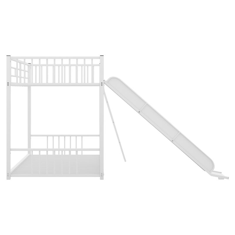 Merax Modern Bunk Bed with Slide Ladder