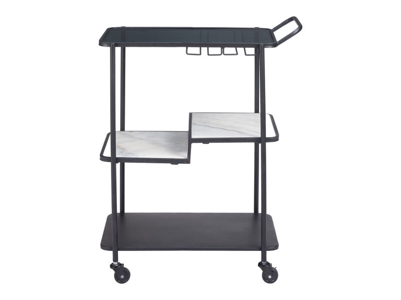 Constanza Bar Cart Black