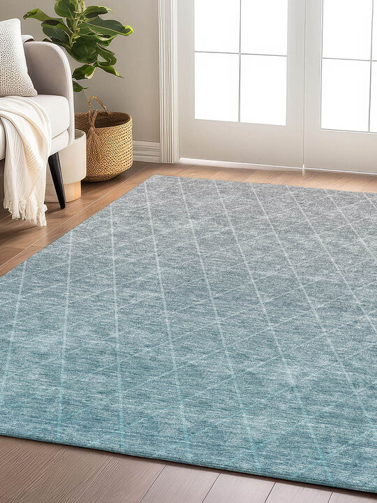 Lazio LZ2 Teal 8' x 10' Rug