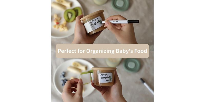 Silicone Baby Food Containers | 4 oz Baby Food Storage Jars with Airtight Lids | Reusable Baby Food Jars, Freezer,Microwave and Dishwasher Safe, Perfect for Infant & Toddler