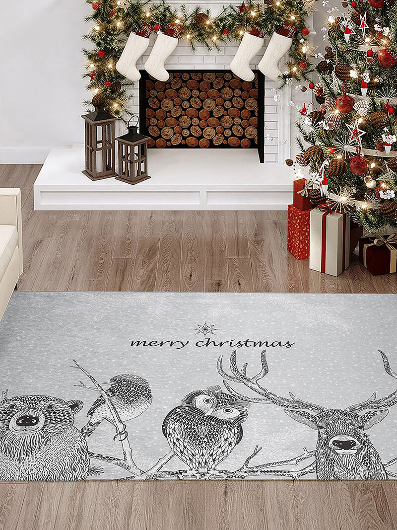 Wonderland WN10 Flannel 3' x 5' Rug