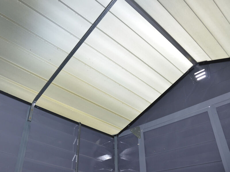 Palram - Canopia SkyLight 6' x 3' Shed - Gray