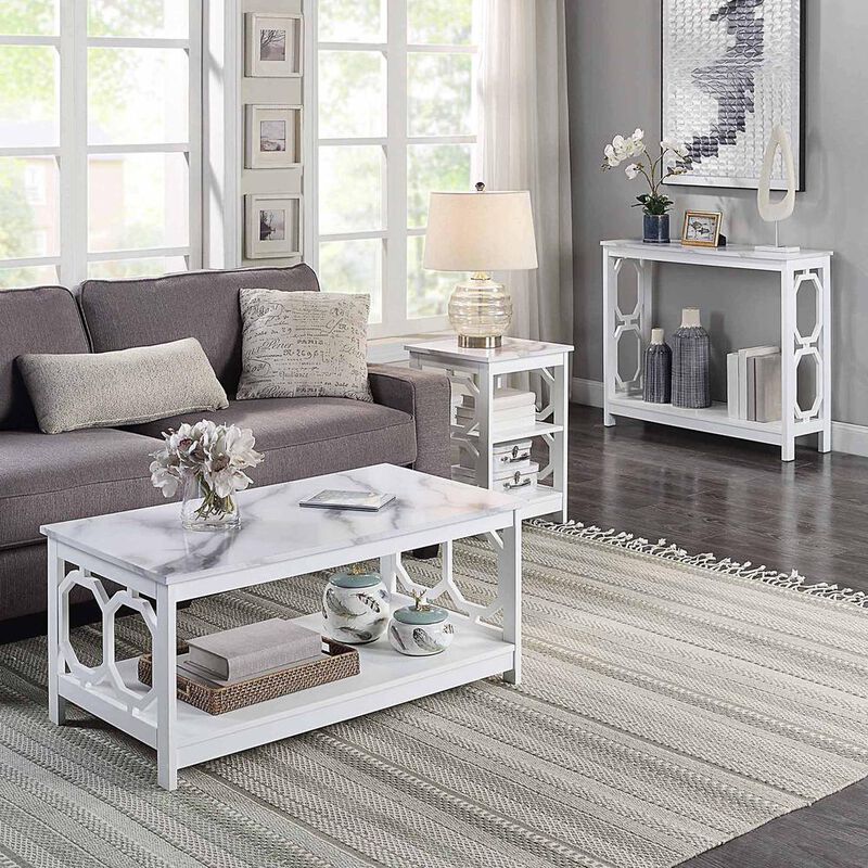 Convience Concept, Inc. Omega Coffee Table with Shelf
