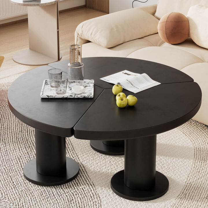 Merax Minimalist Painting Coffee Table