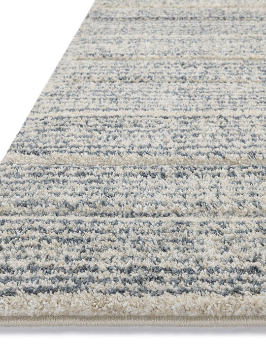 Silas SLA-03 Oatmeal / Blue 18" x 18" Sample Rug by