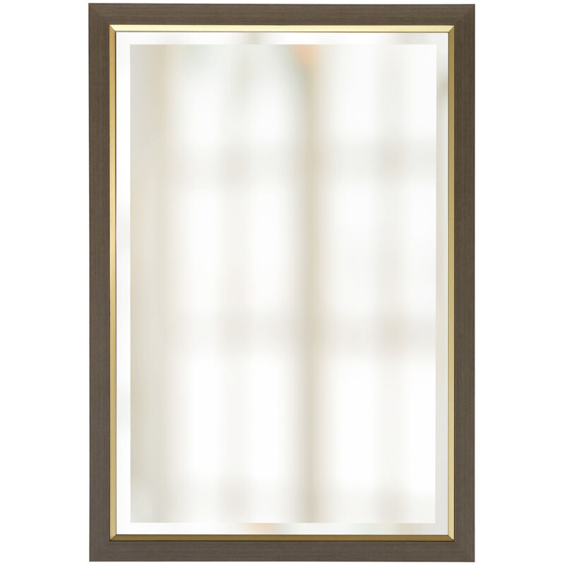 Framed Beveled Mirror IX