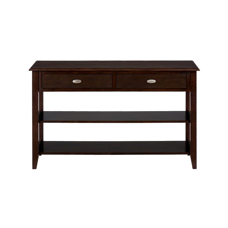Jofran Merlot Warm Contemporary 48 Sofa Table