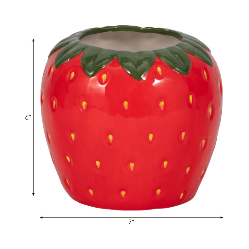 7" Strawberry Planter