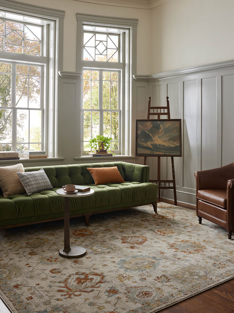 Mona Oatmeal/Multi 10'0" x 14'0" Area Rug by Magnolia Home by Joanna Gaines x Loloi