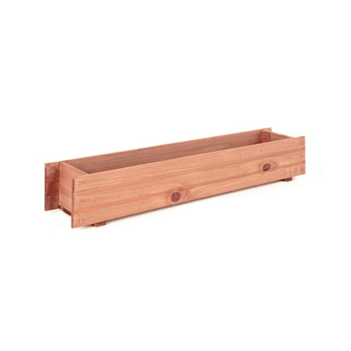 Hivvago Wooden Decorative Planter Box for Garden Yard and Window