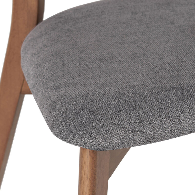 Merax Mid-Century Upholstered Dining Chairs 2PCS