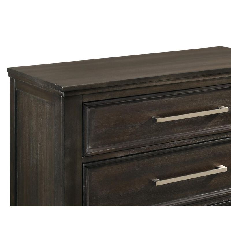 New Classic Furniture Furniture Andover Transitional Solid Wood Chest in Gray