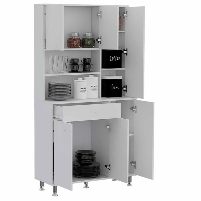 Kitchen Pantry Piacenza, Kitchen, White