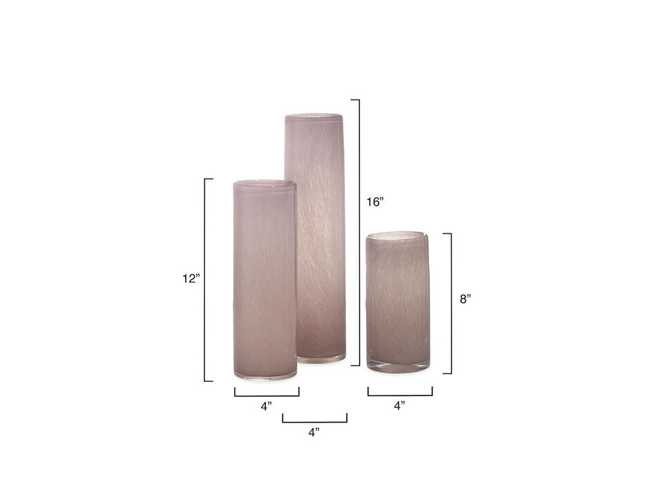 Gwendolyn Hand Blown Vases Set of 3