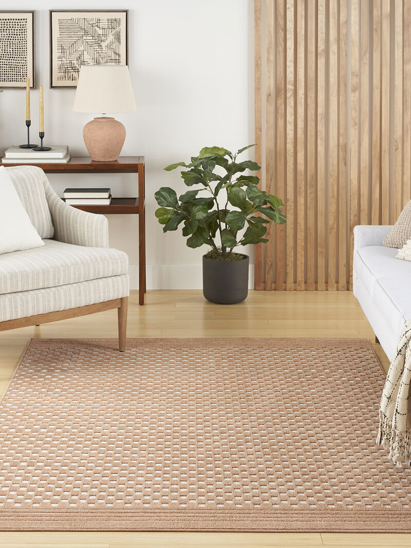 Care Free CAF02 Copper 3'11" x 5'11" Rug