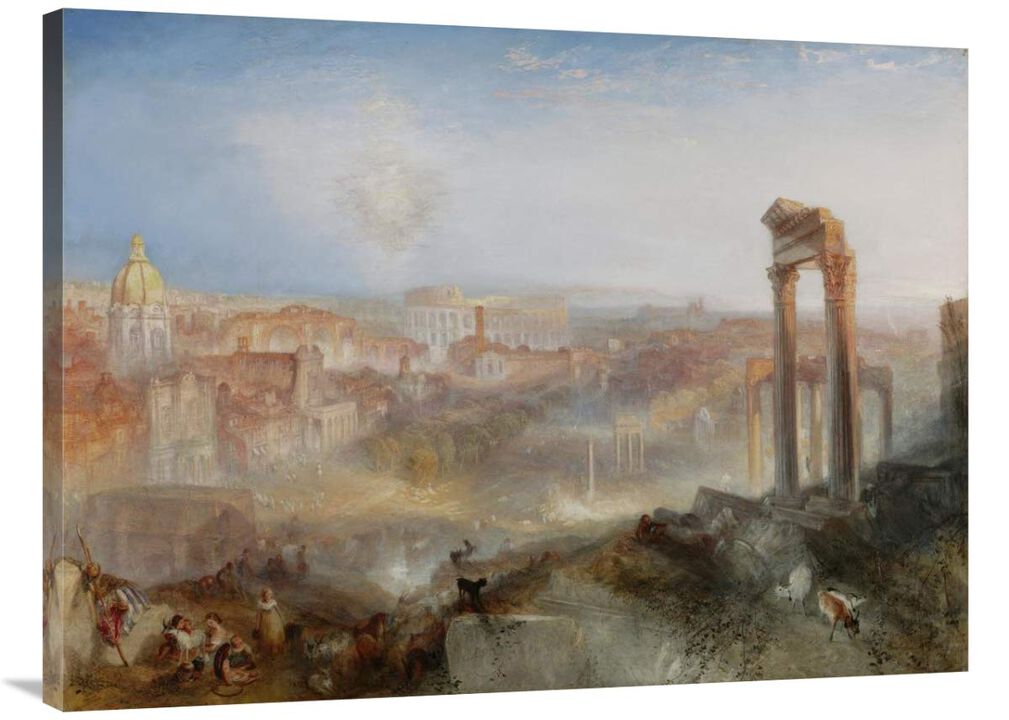 Modern Rome - Campo Vaccino-Canvas Art-40x30
