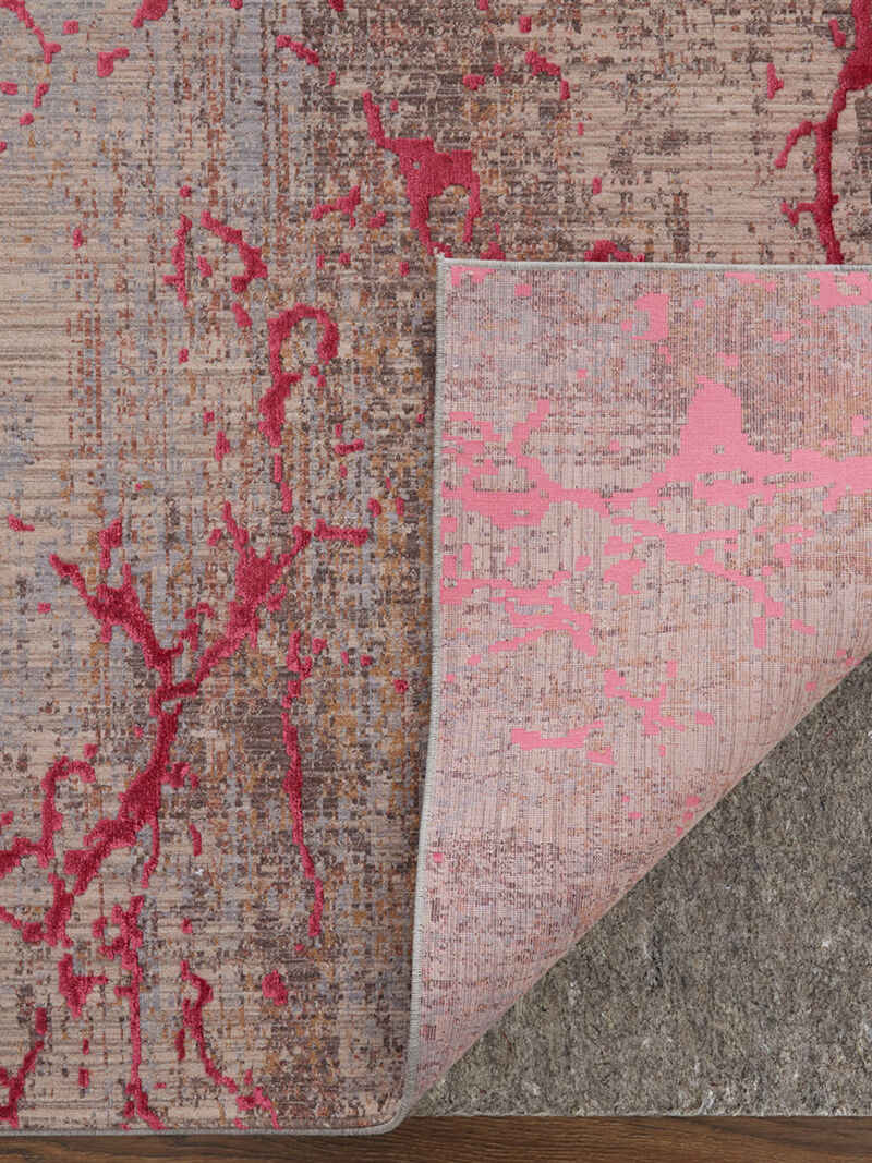 Pryor 39NEF 7'10" x 10' Pink/Gray/Taupe Rug