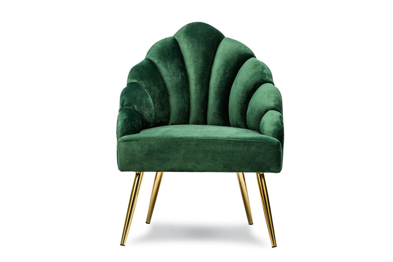 Design Lounge Chair with Metal Legs