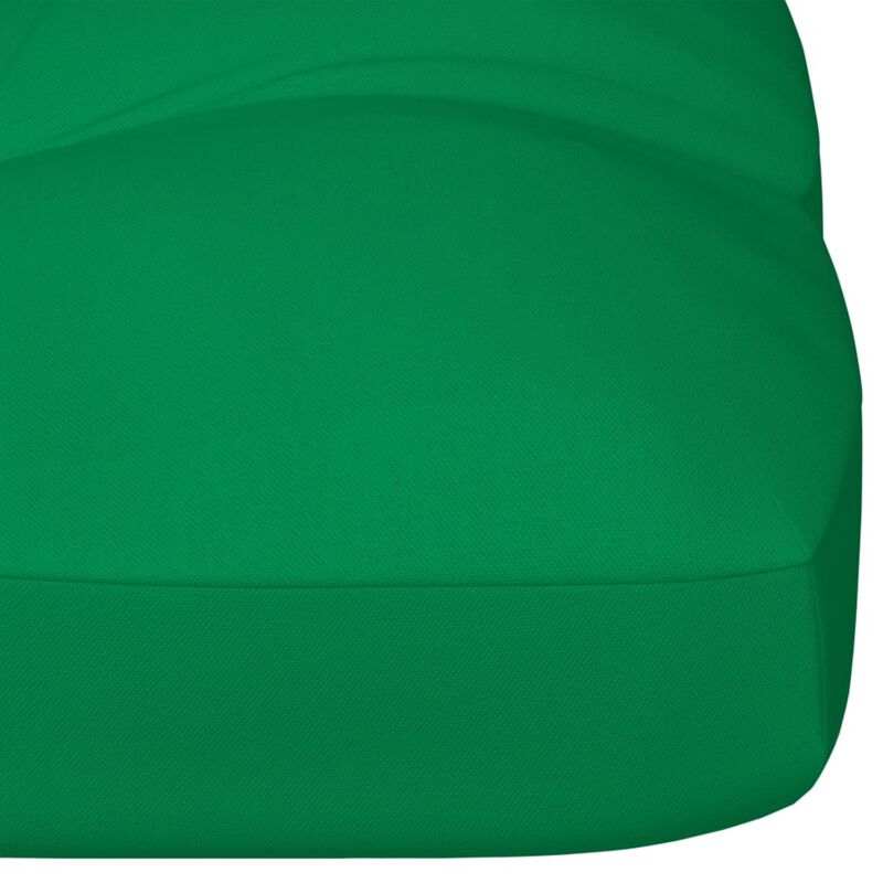 vidaXL Pallet Sofa Cushion Green 47.2"x15.7"x4.7"