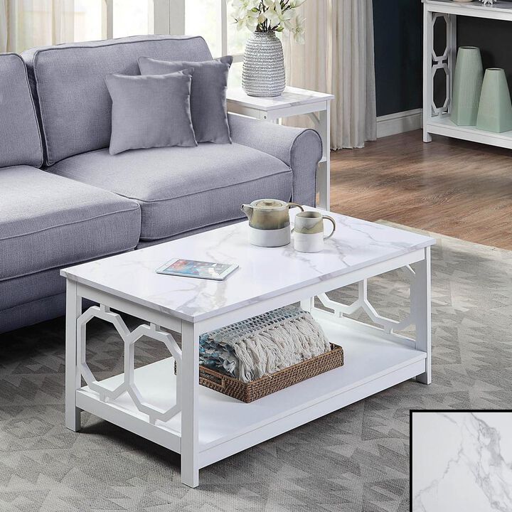 Convience Concept, Inc. Omega Coffee Table with Shelf