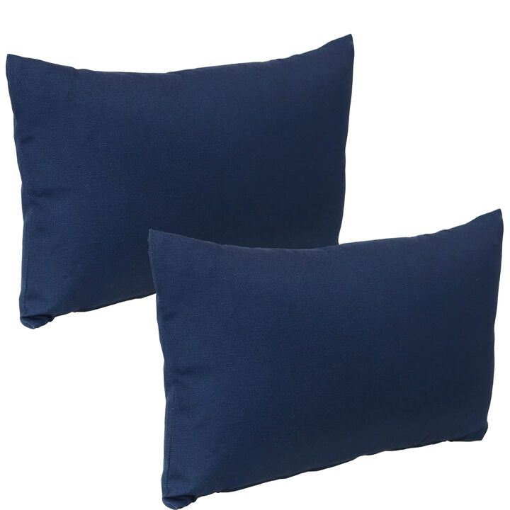 Sunnydaze Outdoor Decorative Throw Pillow - Set of 2