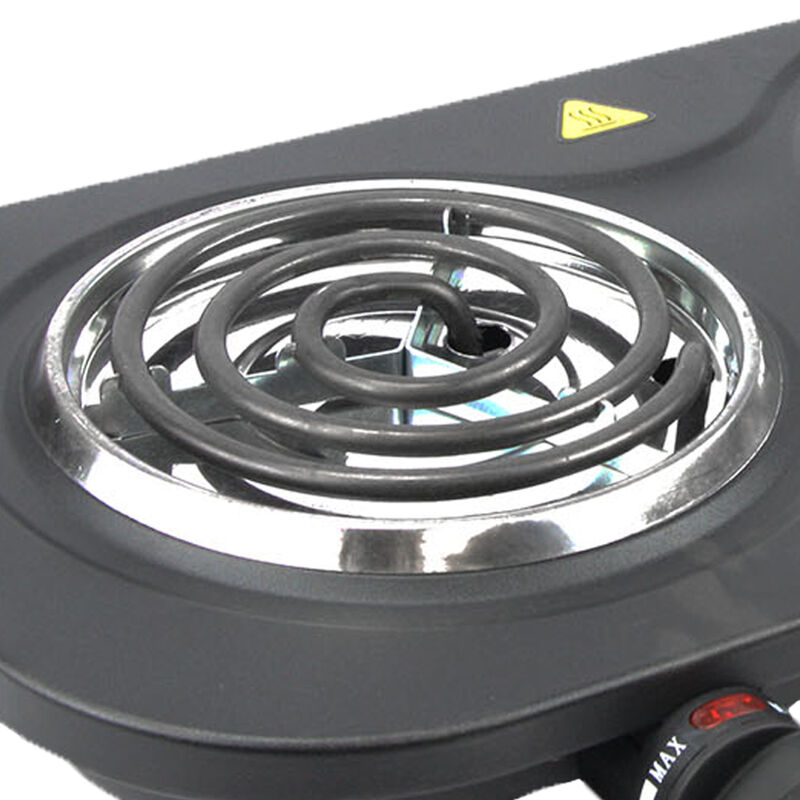 Brentwood Electric 1500W Double Burner - Black