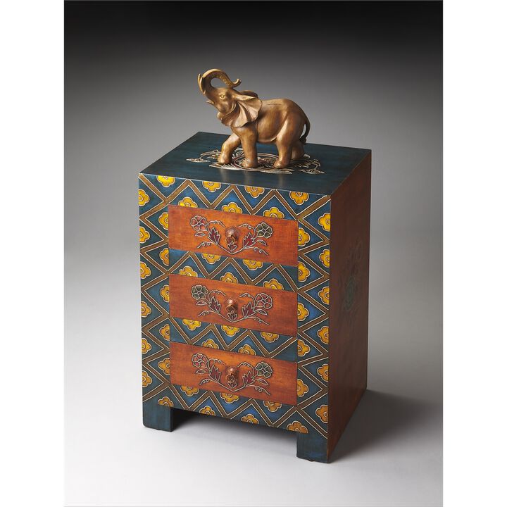 Hand Painted Accent Chest, Belen Kox