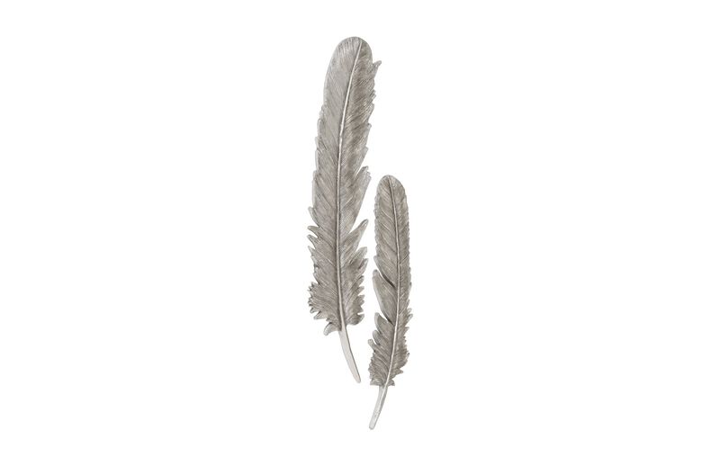 Feathers Large Wall Art Set of 2