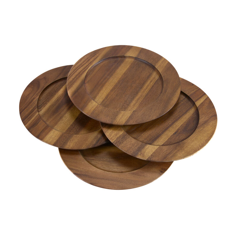 Set or 4 Charger Plates