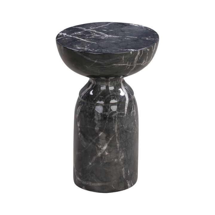 Belen Kox Marble Finish Concrete Side Table, Belen Kox
