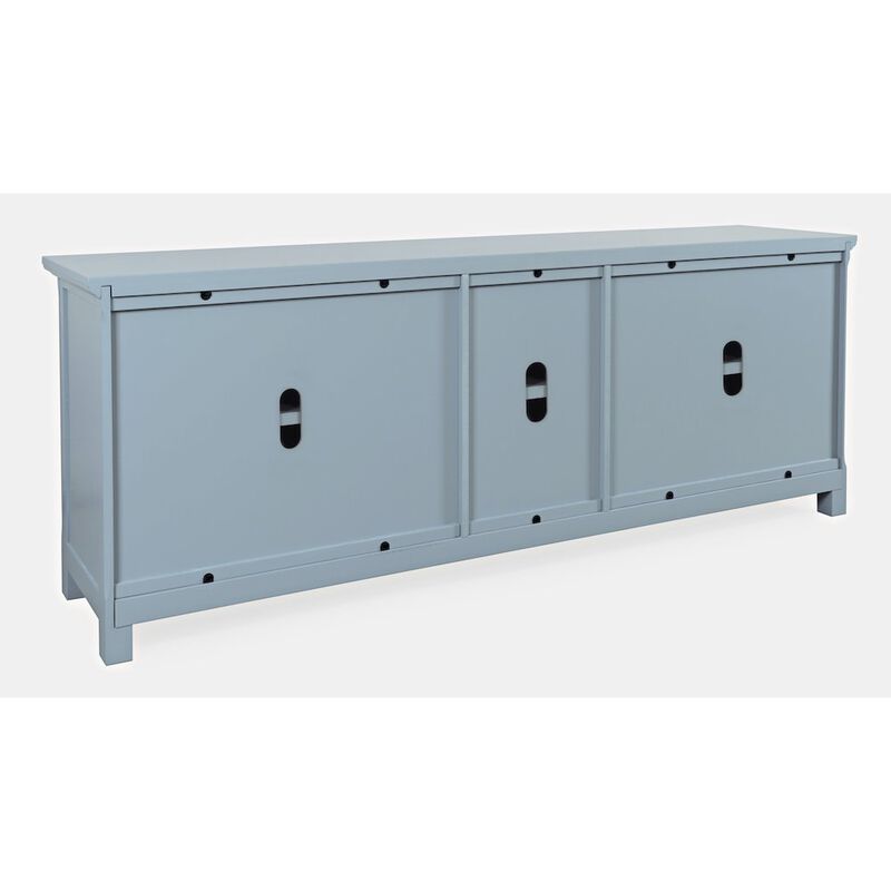 Jofran Isabella 86 Luxury Mirrored Sideboard Storage Cabinet