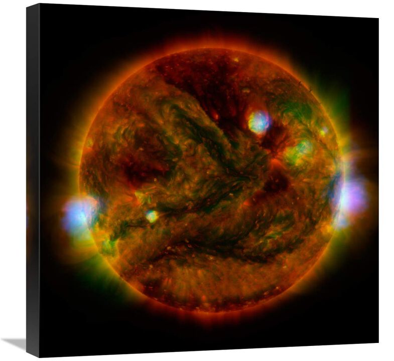 The Sun, taken by NuSTAR, April 29, 2015-Canvas Art-24x24