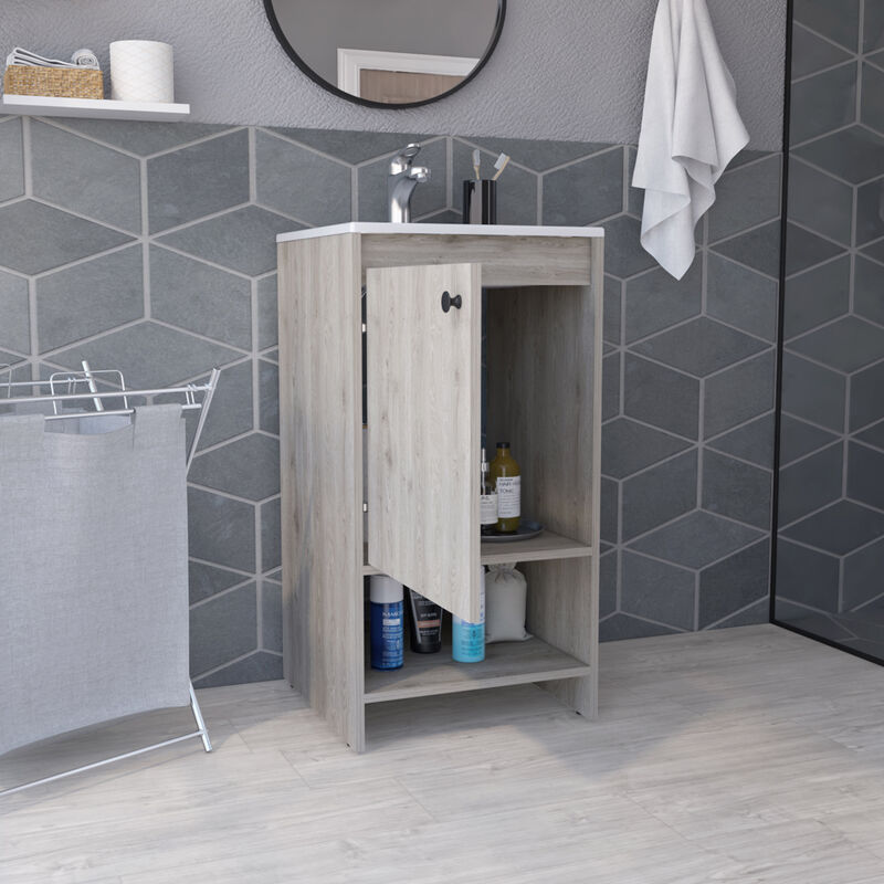 Bathroom Vanity Poket, Bathroom, Light Gray