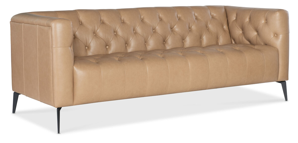 Nicolla Stationary Leather Sofa