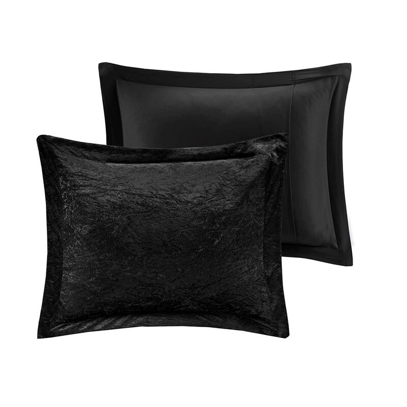Gracie Mills Eirlys Velvet Duvet Cover Set