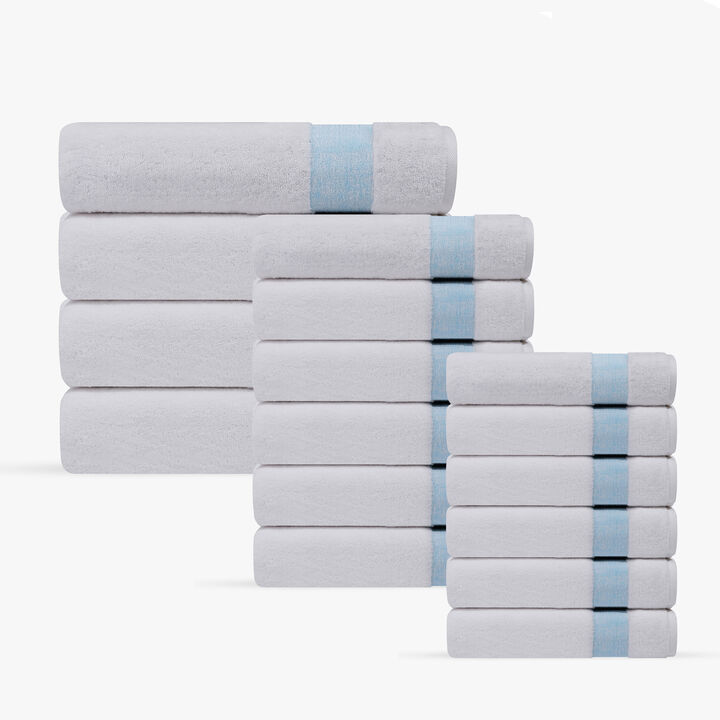 Pera 16 pcs Turkish Towels Set