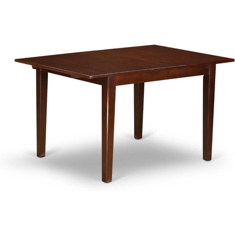 3 Piece Kitchen Table Set Contains a Rectangle Dining Table with Butterfly Leaf
