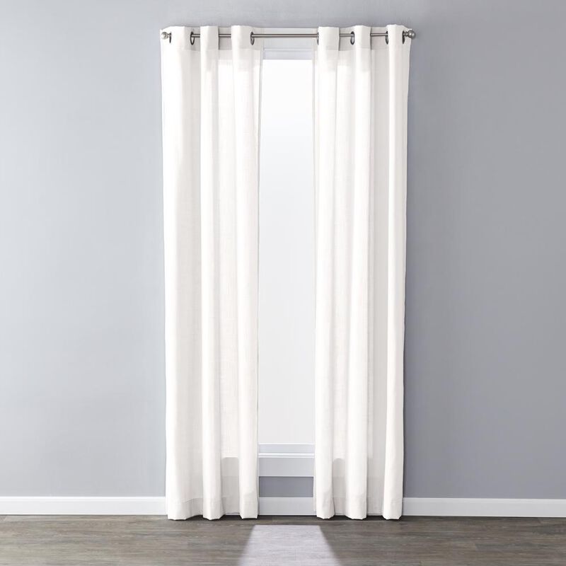 SKL Home Saturday Knight Ltd Raine Light Filtering Sophisticated SunSafe Window Curtain Panel