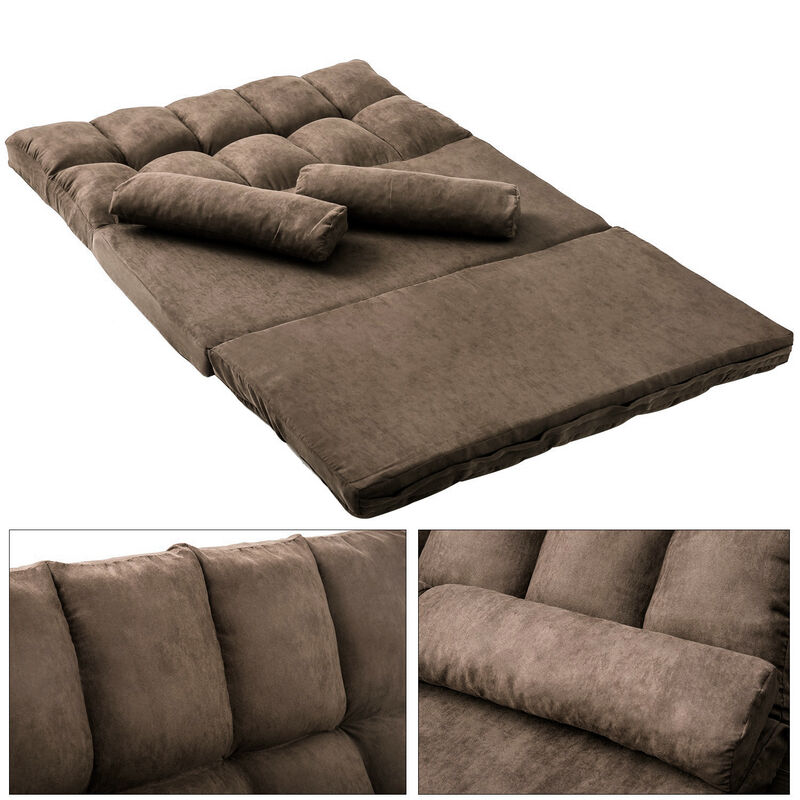 Merax Double Chaise Lounge Floor Sofa