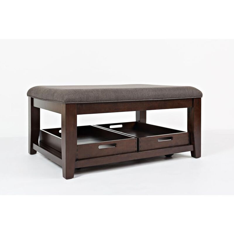 Jofran Contemporary Brown 38 Ottoman Coffee Table