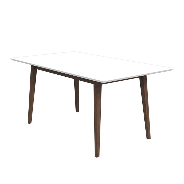 Ashcroft Furniture Co Mary Modern Style Solid Wood Rectangular Dining Kitchen Table