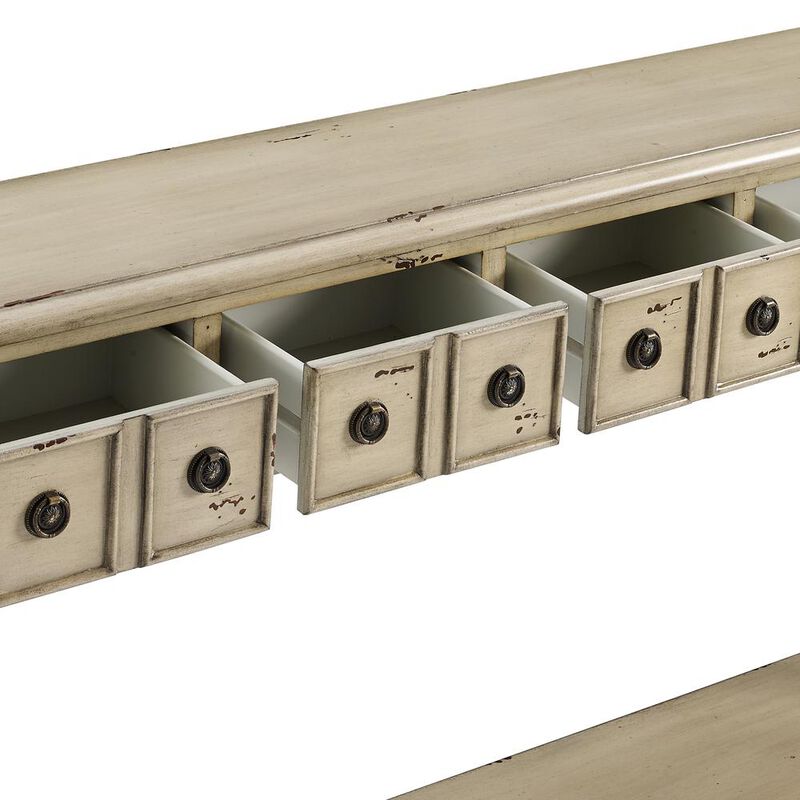 Powell Sadie Cream Long Console