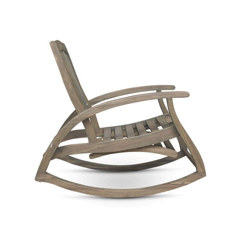 Merax Outdoor Patio Recliner Rocking Chair