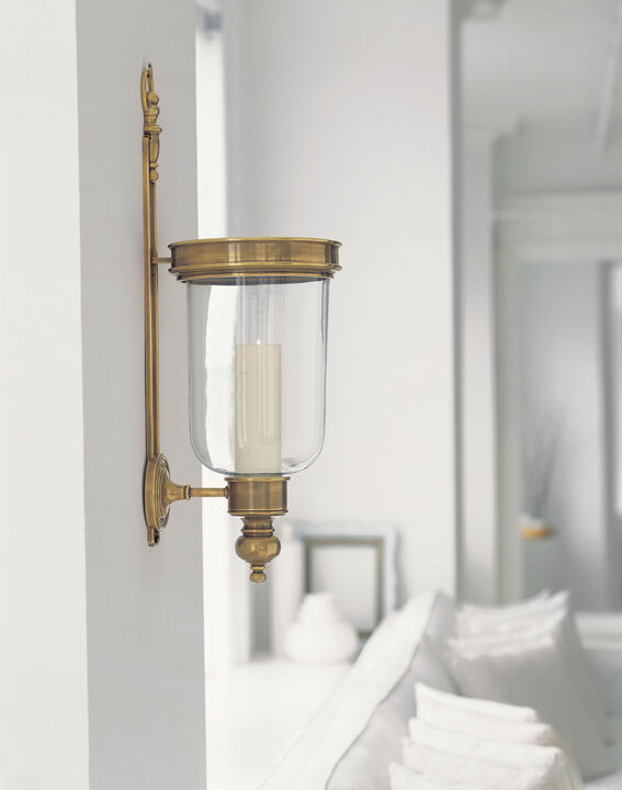 Georgian Sm Hurrcn Wall Sconce