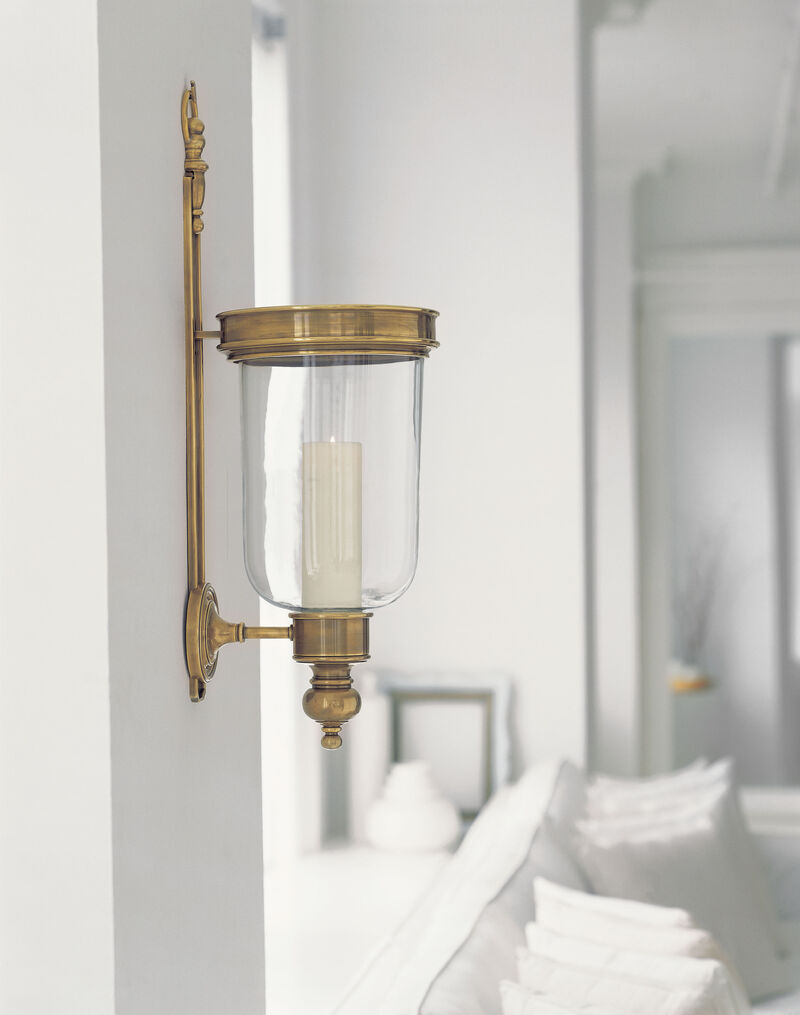 Georgian Sm Hurrcn Wall Sconce