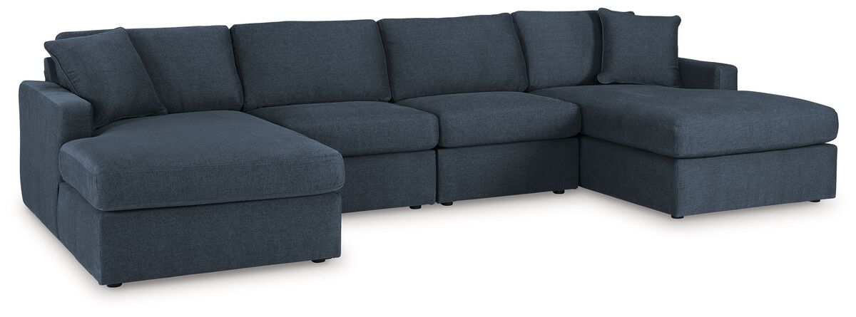 Modmax Ink 4-Piece Double Chaise Sectional