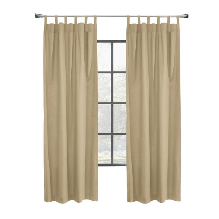 Thermalogic Weathermate Topsions Room Darkening Blocks Some Light Curtain Panel Pair Each 40" x 63" Khaki