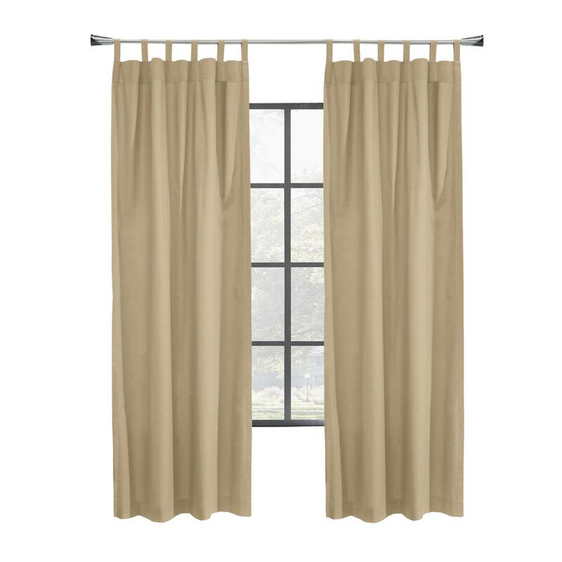 Thermalogic Weathermate Topsions Room Darkening Blocks Some Light Curtain Panel Pair Each 40" x 63" Khaki