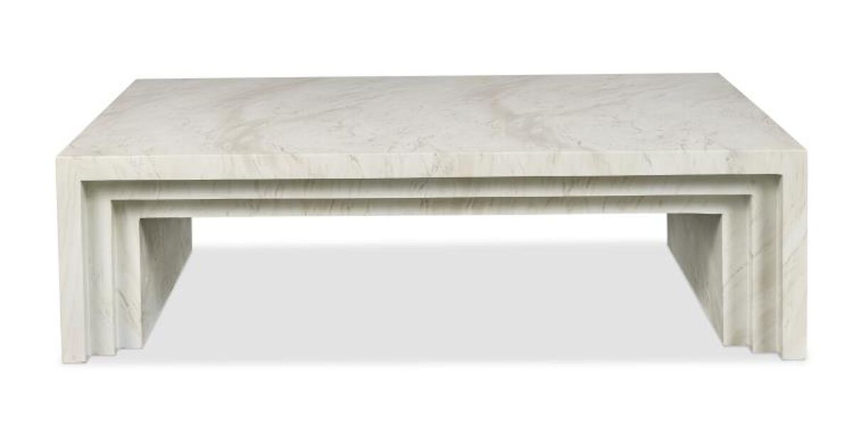 Aries Coffee Table Faux Marble